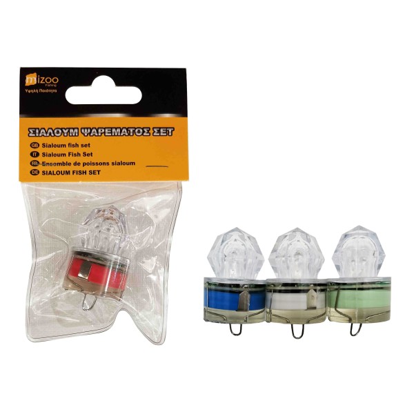 MIZOO FISHING ΣΙΑΛΟΥΜ ΣΠΙΘΑ LED ΣΕ 3 ΧΡΩΜΑΤΑ 3.5CM